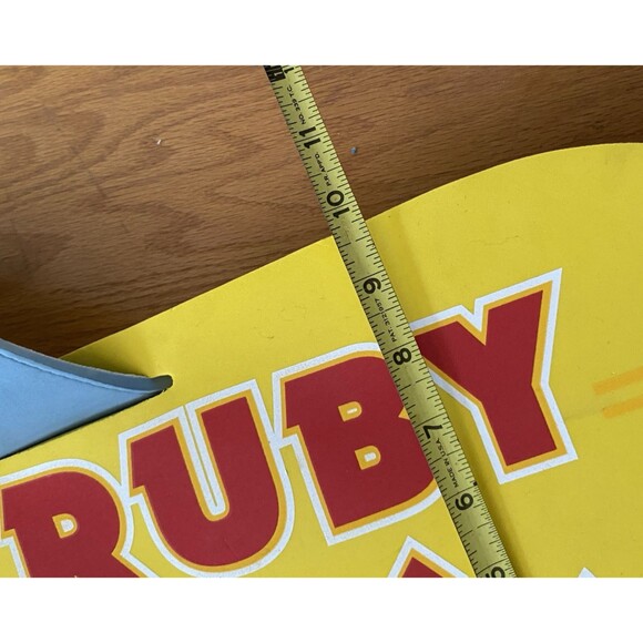 Shiner Ruby Redbird Promotional HUGE Flip Flop 35”x 10” RARE! - Picture 10 of 11